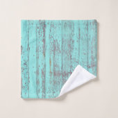 bois turquoise rustique (Gant de toilette)