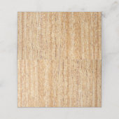 Bois vintage | Cartes de mariage pliées (Extérieur déplié)