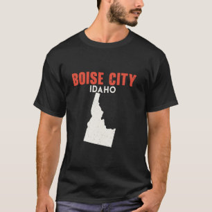 Boise City Idaho Verenigde Staten Reizen Idahoan T-shirt