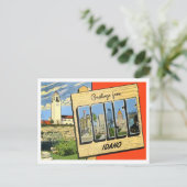 Boise, Idaho  Big Letters Briefkaart (Staand voorkant)