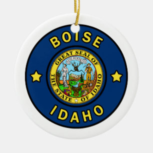 Boise Idaho Keramisch Ornament