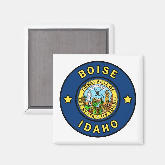 Boise Idaho Magneet (Voorkant / Achterkant)