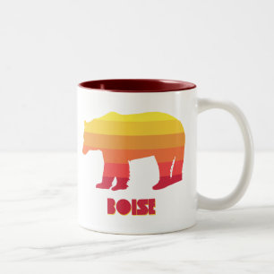 Boise Idaho Rainbow Beer Tweekleurige Koffiemok