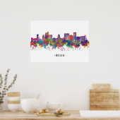 Boise Idaho Skyline Poster (Keuken)