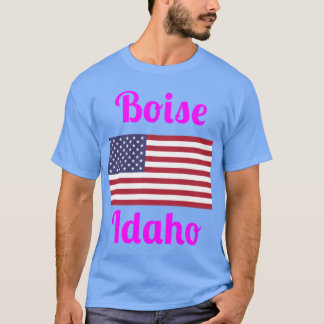 Boise Idaho Stijlvolle Prints T-shirt