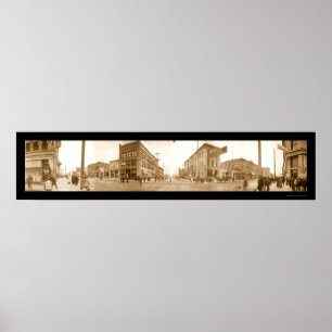 Boise Idaho Street Foto 1907 Poster