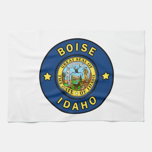 Boise Idaho Theedoek (Horizontaal)
