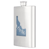 Boise, Idaho Wood Grain Flacon (Links)