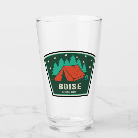 Boise National Forest Camping Glas (Voorkant)