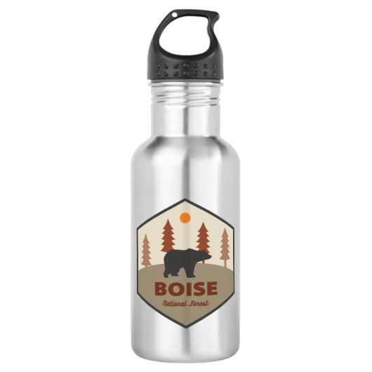Boise National Forest Idaho Beer Waterfles (Voorkant)