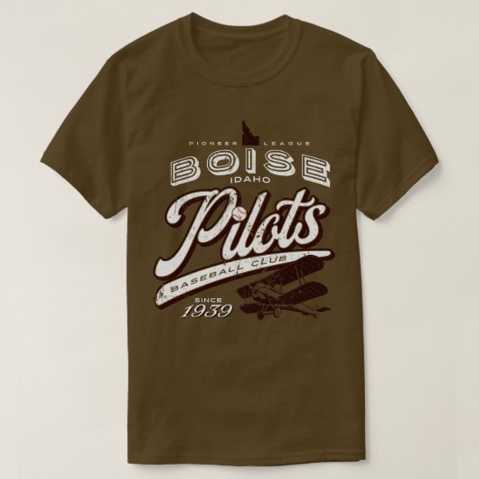 Boise Pilots Honkbal T-shirt (Design voorkant)