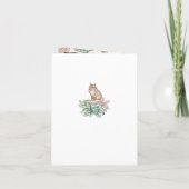 boisé rustique saint plante vacances carte photo (Dos)