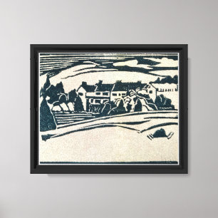 Boiseries de la maison Blodgett toile étirée