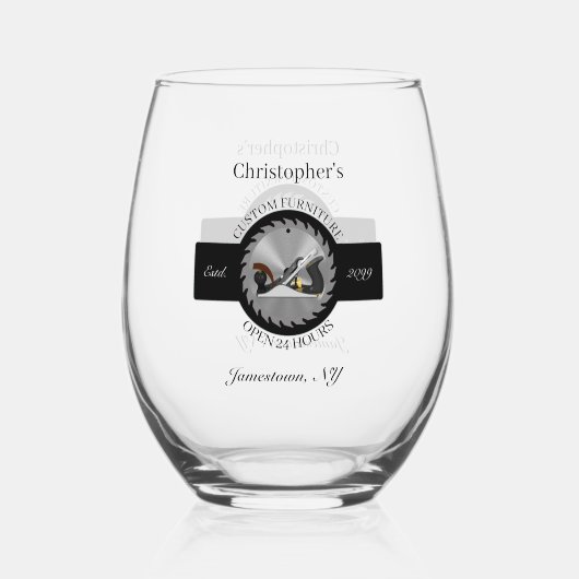 Boiseries sur mesure Plan Lame Verre Boire Cocktai (Recto)