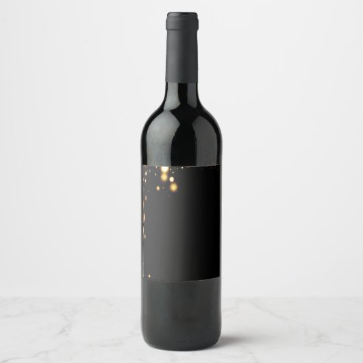 Boisson Black and Gold sur mesure étiquettes (Devant)