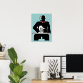 Boisson de bière Art Déco (Bureau à domicile)