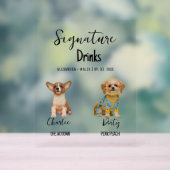 Boisson de signature de calligraphie de chien de c (Neutre)