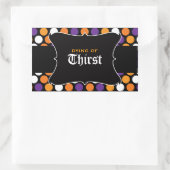 Boisson d'Halloween/Traitez les Étiquettes (Sac)