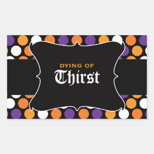 Boisson d'Halloween/Traitez les Étiquettes