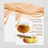 Boisson et invitation cigare (Devant / Derrière)