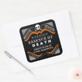 Boisson noire ou blanche d'Halloween ou Étiquette  (Enveloppe)