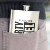 Boisson personnalisée flacon de hanche cadeau avec (En situation)