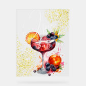 Boissons de bar ouvert Or Mariage (Recto)