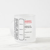 Boissons de café Avertissement Mug (Devant gauche)