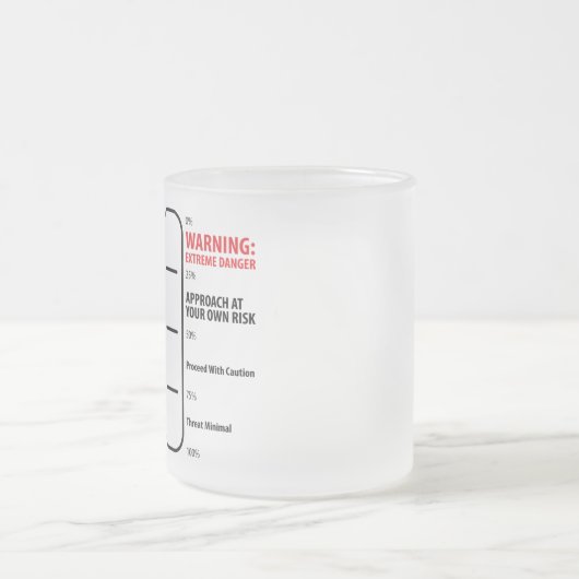 Boissons de café Avertissement Mug (Centre)