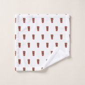 Boissons De Café De Vacances (Gant de toilette)