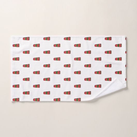 Boissons De Café De Vacances (Serviette à main)