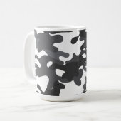 Boissons de camouflage blanc Voyage Café Mug (Devant gauche)