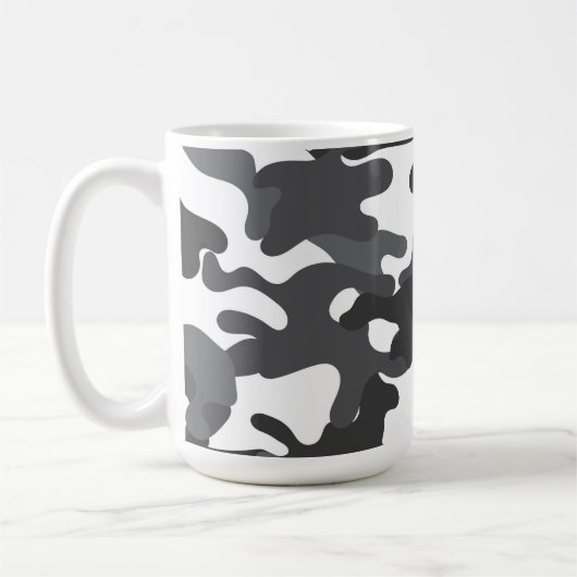 Boissons de camouflage blanc Voyage Café Mug (Gauche)