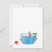 Boissons de fête Invitation avec vin, soda et bièr (Dos)