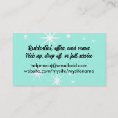 Boissons de la réception nourriture et vin carte d (Dos)