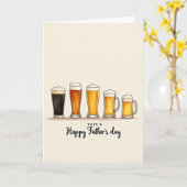 Boissons Douce Fête des Pères Carte (Fleur jaune)