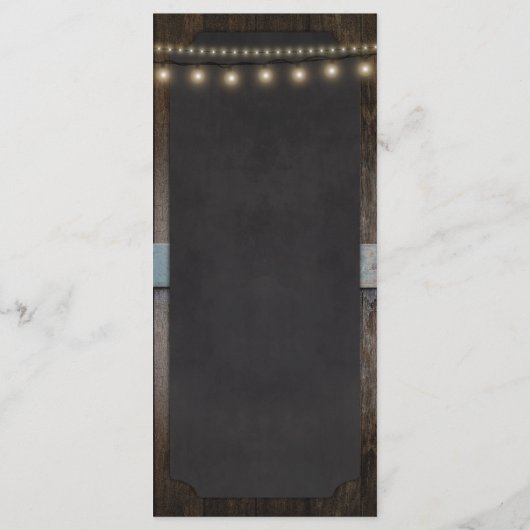 Boissons et bières rustiques 4x9 Menu boisson (Dos)