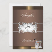 Boissons et Invitation à la fête du chocolat (Devant)