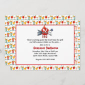 Boissons et invitation au barbecue (Devant / Derrière)