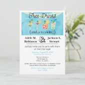 Boissons Gratuites Amusantes (et une Invitation de (Debout devant)