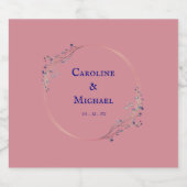 Boissons mariages Ensemble Étiquette de bouteille (Étiquettes simples)