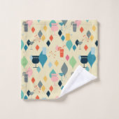 Boissons Modernes Du Milieu Du Siècle (Gant de toilette)