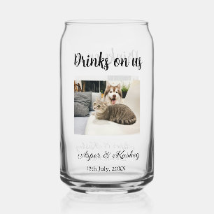 Boissons offertes bar ouvert photo de mariage coup