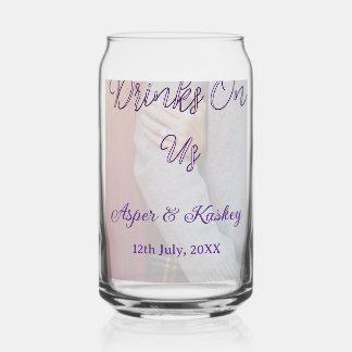 Boissons offertes bar ouvert photo de mariage coup
