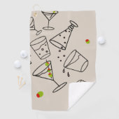 Boissons serviette de golf (En situation)