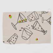 Boissons serviette de golf (Horizontal)