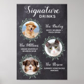 Boissons Signature de Mariage d'Animaux 3 Tableau  (Devant)
