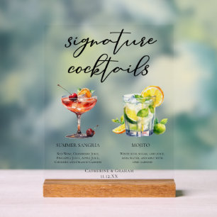 Boissons Signature Fancy Sangria Mojito Mariage