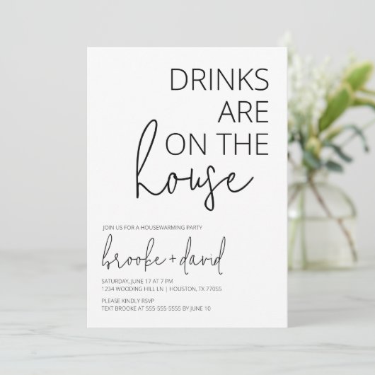 Boissons Sur Nous Invitation À Réchauffer Les Ména (Debout devant)