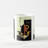 Boissons vintage Pot à café avec tasses (Centre)